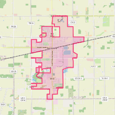 Map of Archbold