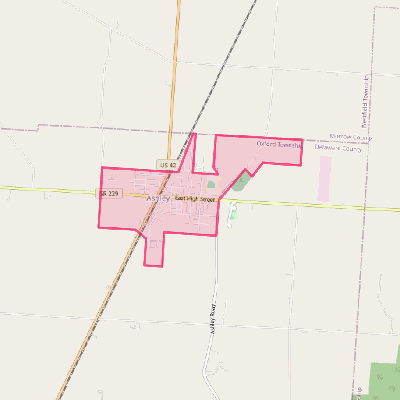 Map of Ashley