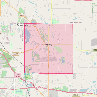 Map of Aurora