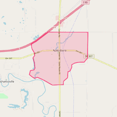 Map of Austinburg