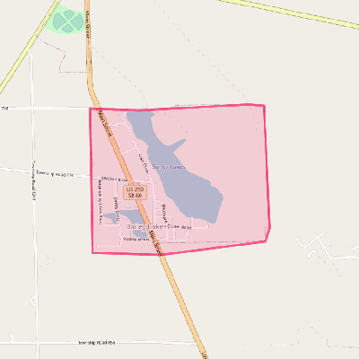 Map of Bailey Lakes