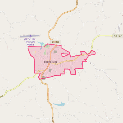 Map of Barnesville