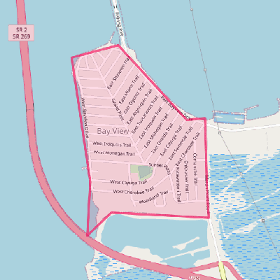 Map of Bay View