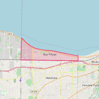 Map of Bay Village