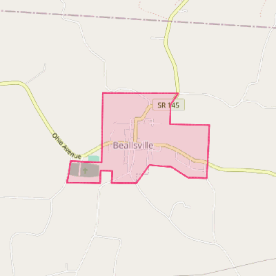 Map of Beallsville