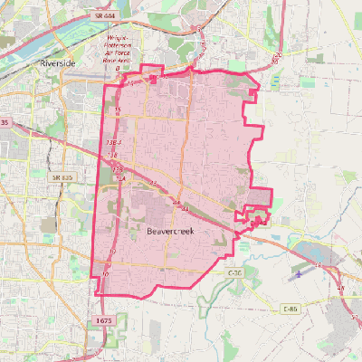 Map of Beavercreek