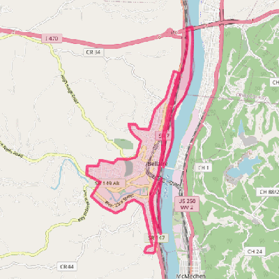 Map of Bellaire