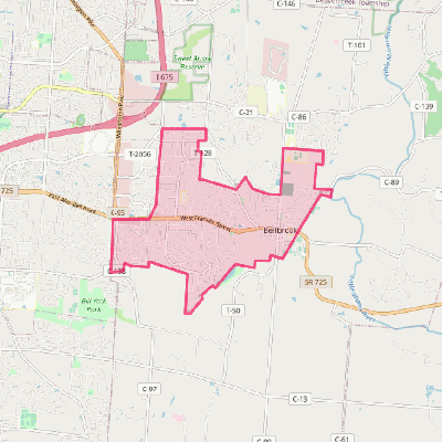 Map of Bellbrook