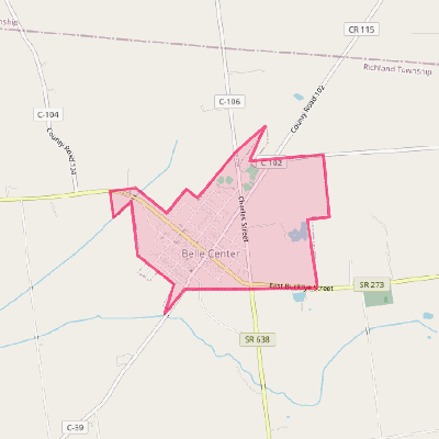 Map of Belle Center