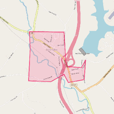 Map of Belle Valley