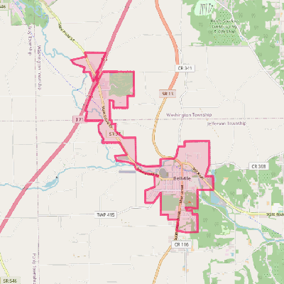 Map of Bellville