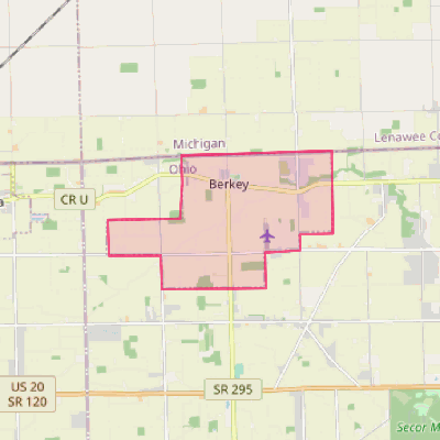 Map of Berkey