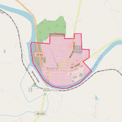 Map of Beverly