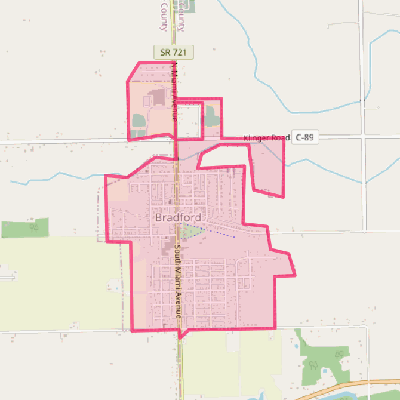 Map of Bradford