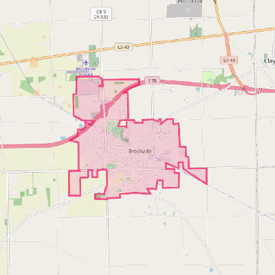 Map of Brookville