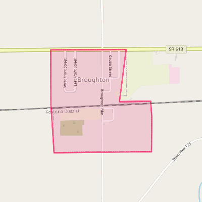 Map of Broughton