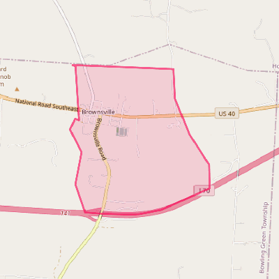 Map of Brownsville