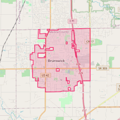 Map of Brunswick