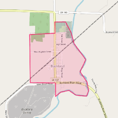 Map of Buckland