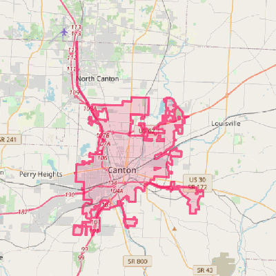 Map of Canton