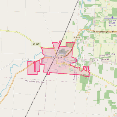 Map of Cardington