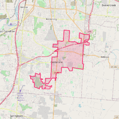 Map of Centerville