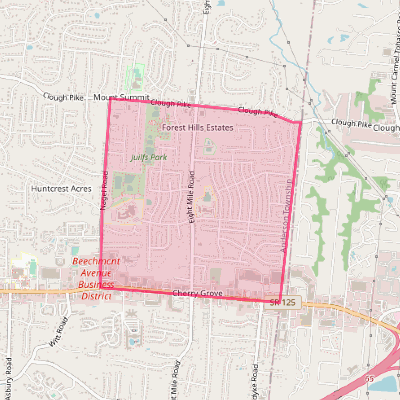 Map of Cherry Grove