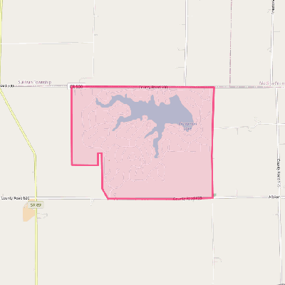 Map of Cinnamon Lake