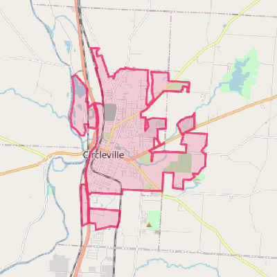 Map of Circleville