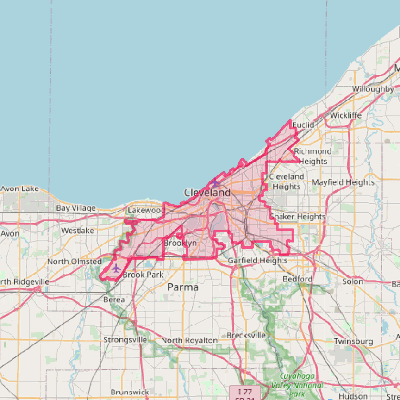 Map of Cleveland