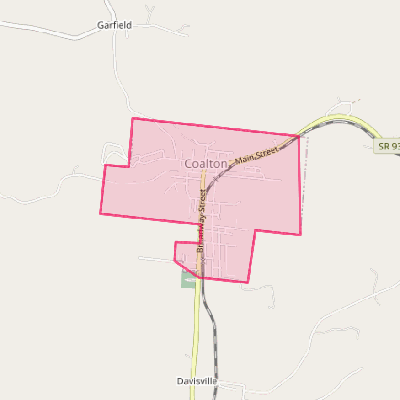 Map of Coalton