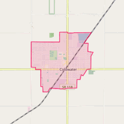 Map of Coldwater