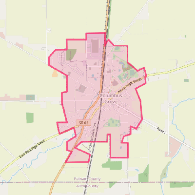 Map of Columbus Grove