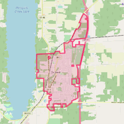 Map of Cortland