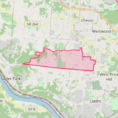 Map of Covedale