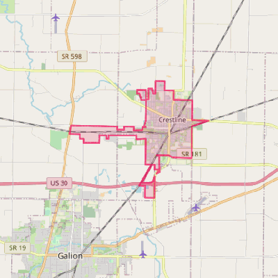 Map of Crestline