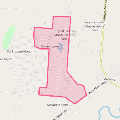 Map of Crystal Lakes