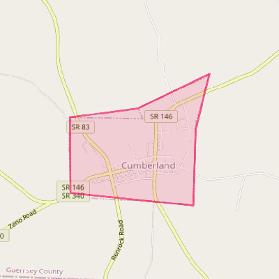 Map of Cumberland