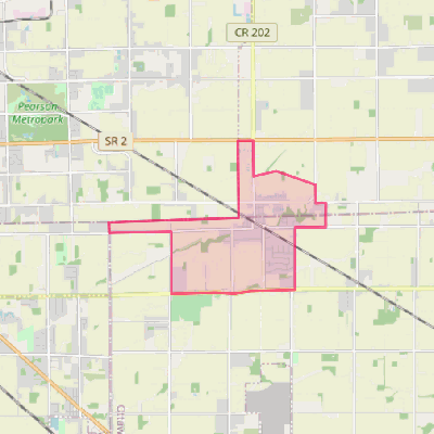 Map of Curtice