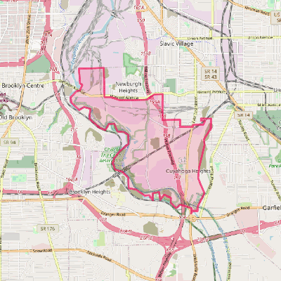 Map of Cuyahoga Heights