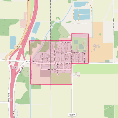 Map of Cygnet