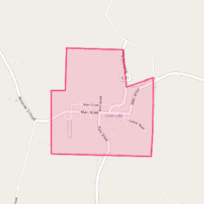 Map of Deersville