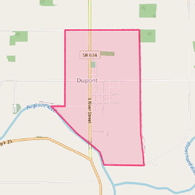 Map of Dupont