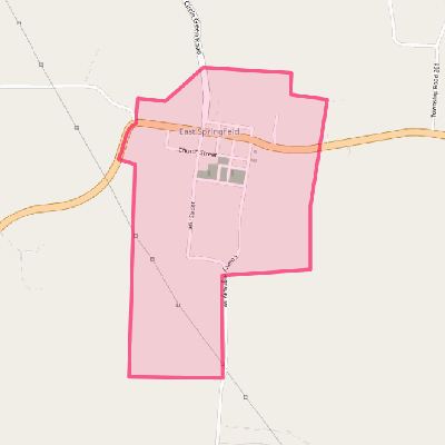 Map of East Springfield