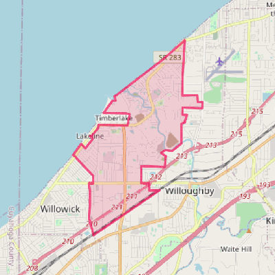 Map of Eastlake