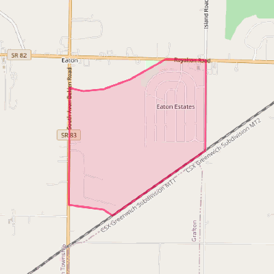 Map of Eaton Estates