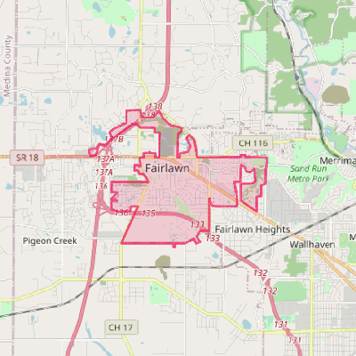 Map of Fairlawn