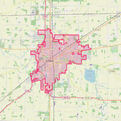 Map of Findlay