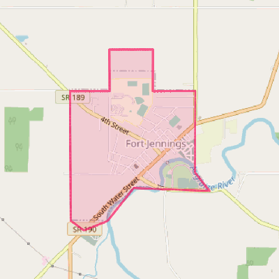 Map of Fort Jennings