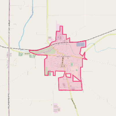 Map of Fort Recovery